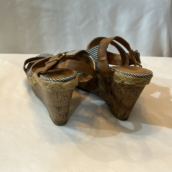 Blue stripe wedge - Picture 2 of 6